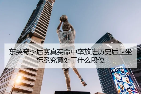 东契奇季后赛真实命中率放进历史后卫坐标系究竟处于什么段位